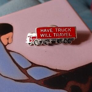 Vintage Trucker Truck Driver Pin